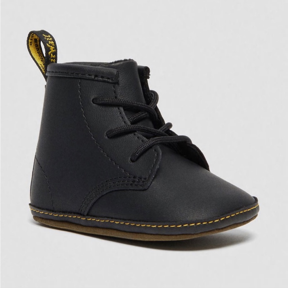 NEWBORN 1460 AUBURN LEATHER BOOTIES